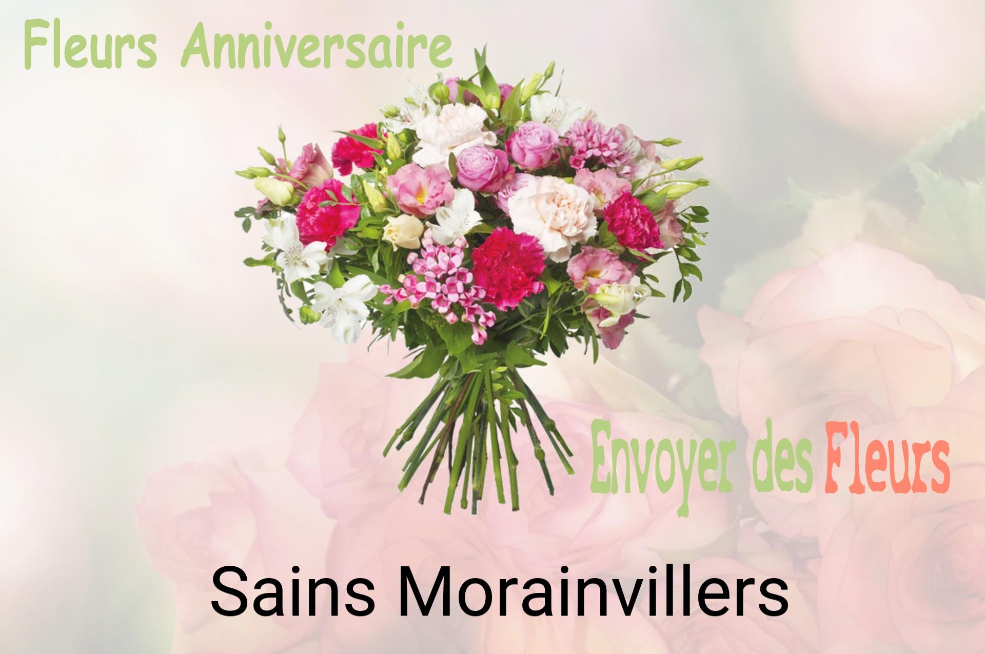 Bouquet de fleurs d’anniversaire livré à Sains-Morainvillers
