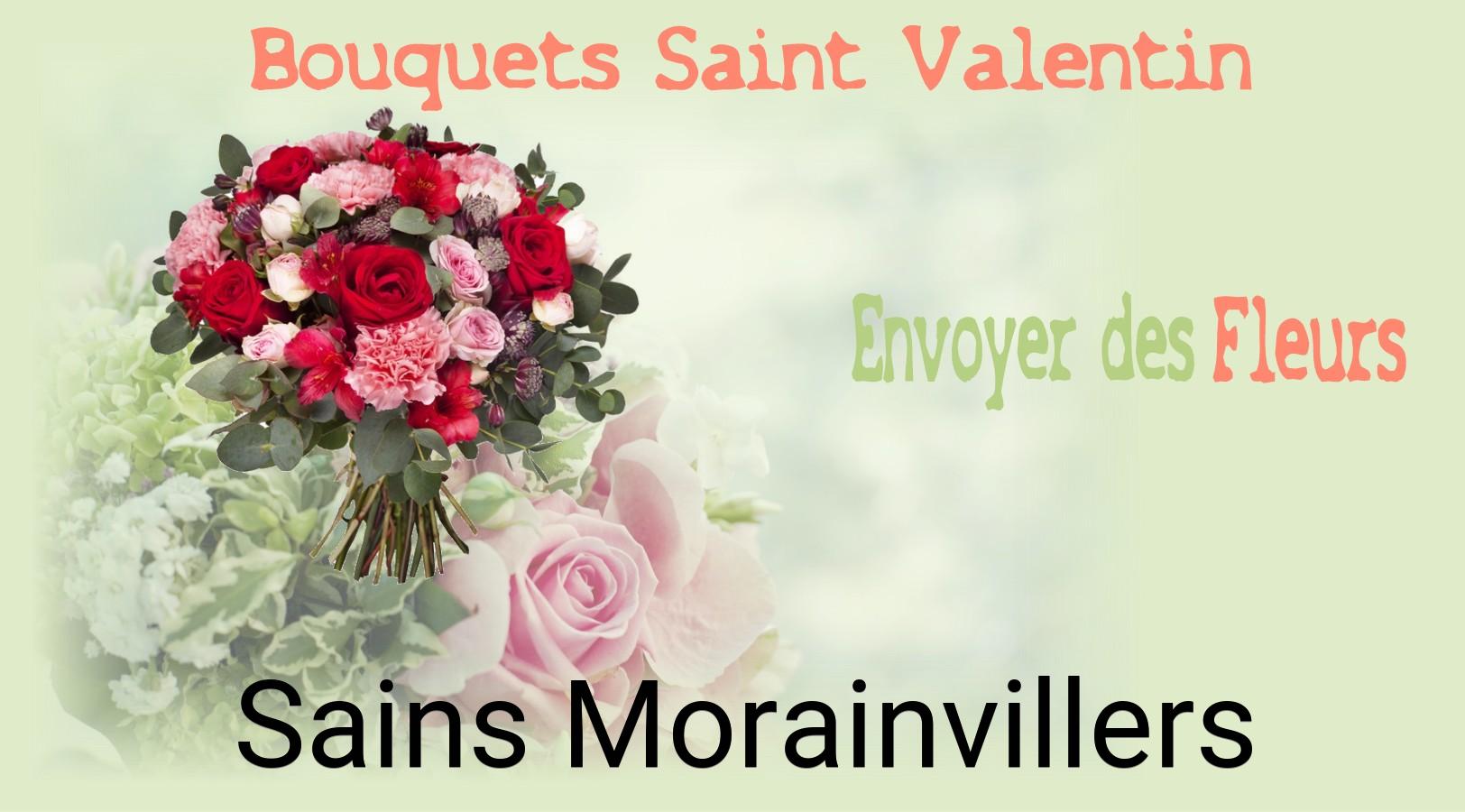 Roses de Saint-Valentin livrées à Sains-Morainvillers